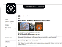 Tablet Screenshot of freieklasse.de